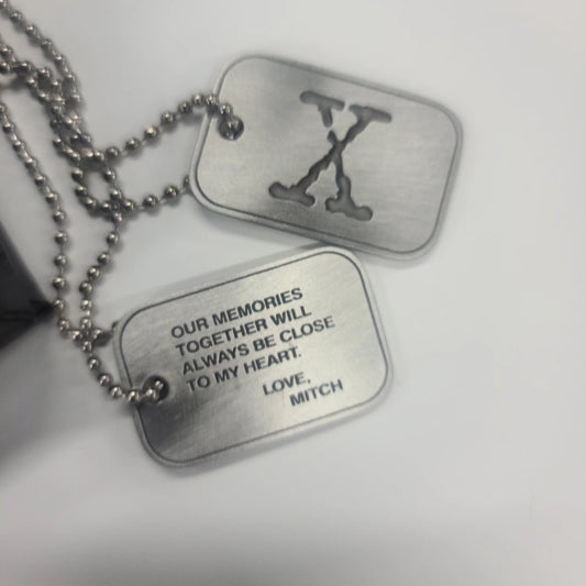 X-Files - Dog Tags - Crew Gift from Mitch Pileggi