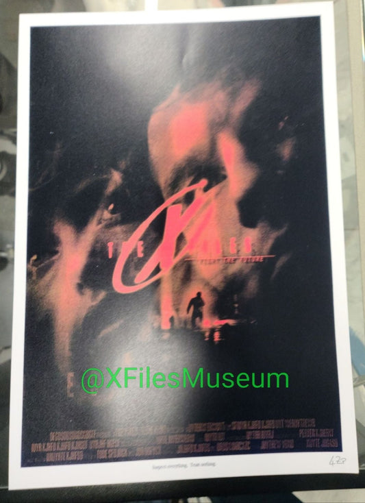 The X-Files FIGHT THE FUTURE Concept Art Print "GG"  8" x 10"