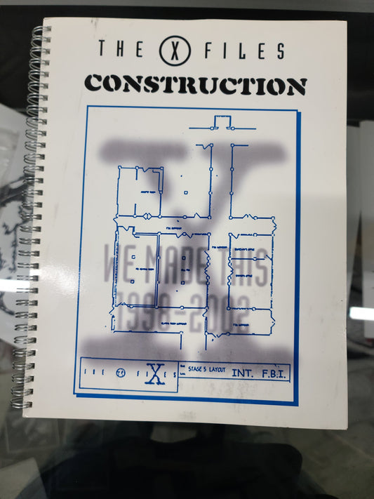 X-Files - Thank you Book- Crew Gift to the Construction Department