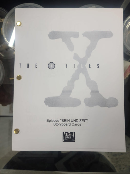 THE X-FILES Storyboard Card Sheets - Episode "SEIN UND ZEIT"