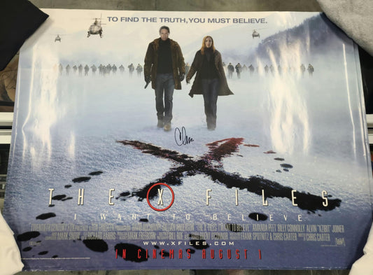 IWTB Quad Movie Poster - Autographed by Chris Carter