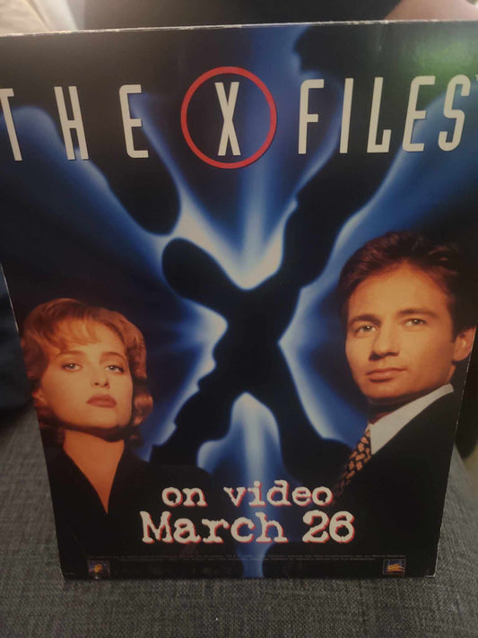 Promotional -X-Files on Video Table Standee Display