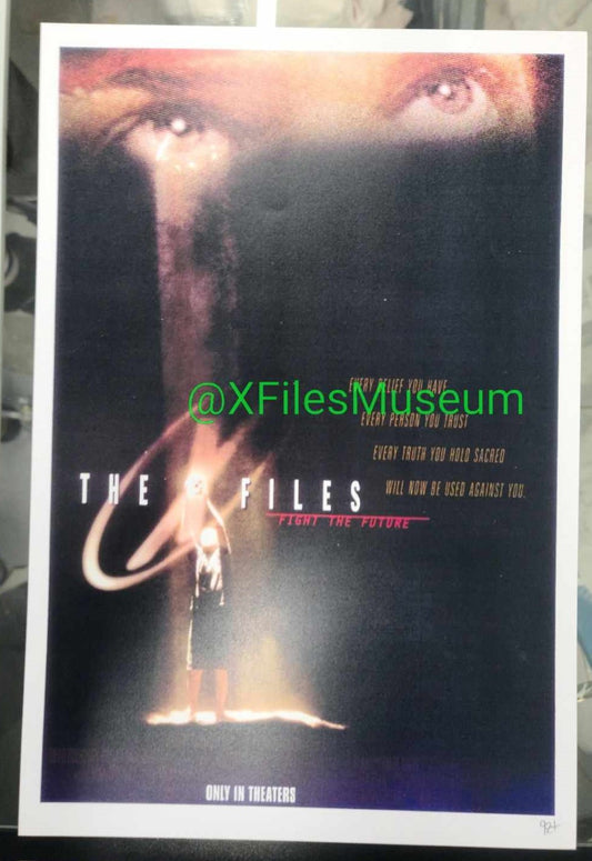 The X-Files FIGHT THE FUTURE Concept Art Print 13" x 19" Poster Print - 56