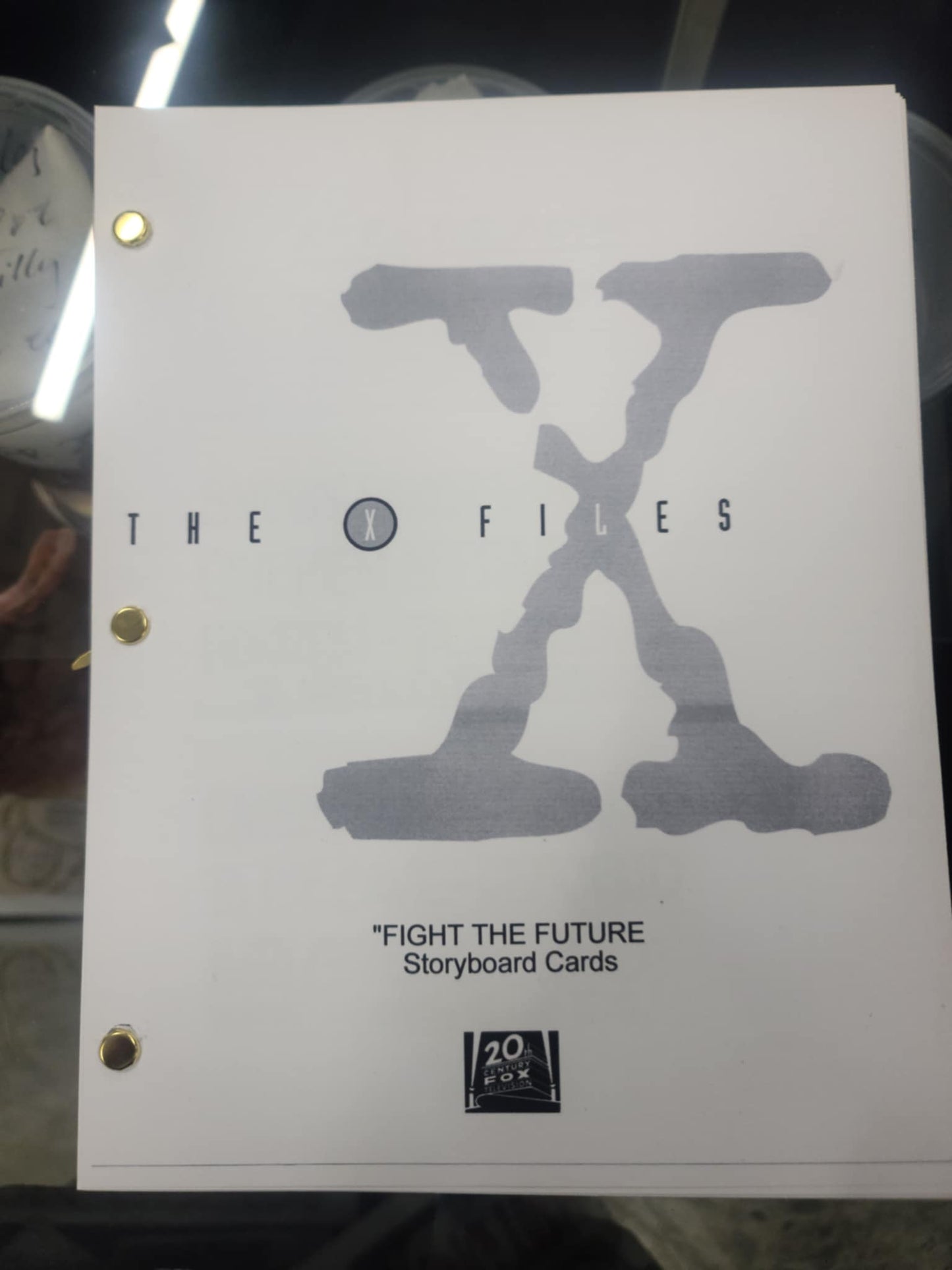 X-Files FIGHT THE FUTURE Storyboard Card Sheets