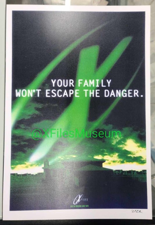 The X-Files FIGHT THE FUTURE Concept Art Print "MM"  8" x 10"
