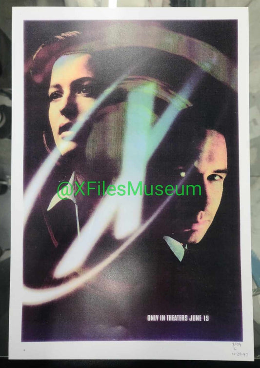 The X-Files FIGHT THE FUTURE Concept Art Print "PP" x 10"