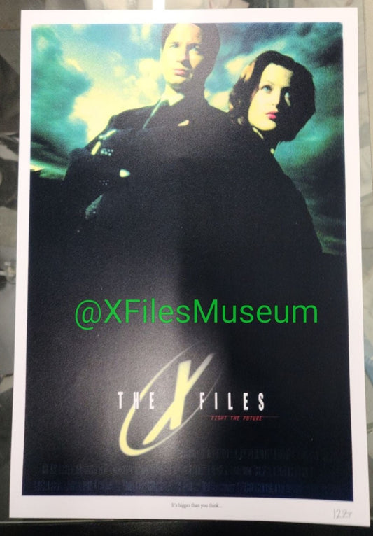 The X-Files FIGHT THE FUTURE Concept Art Print "T"  8" x 10"