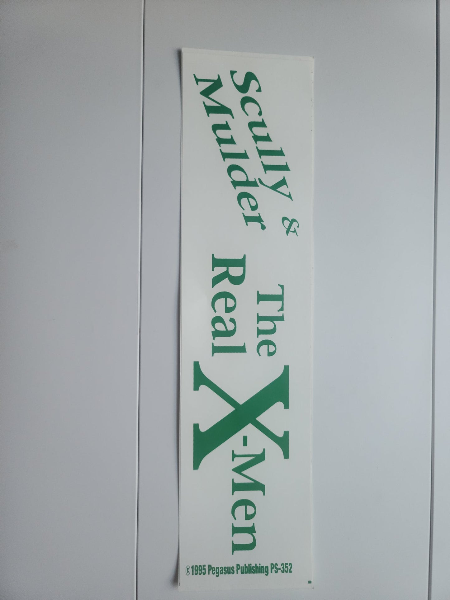 1995 The X-Files Bumper Sticker