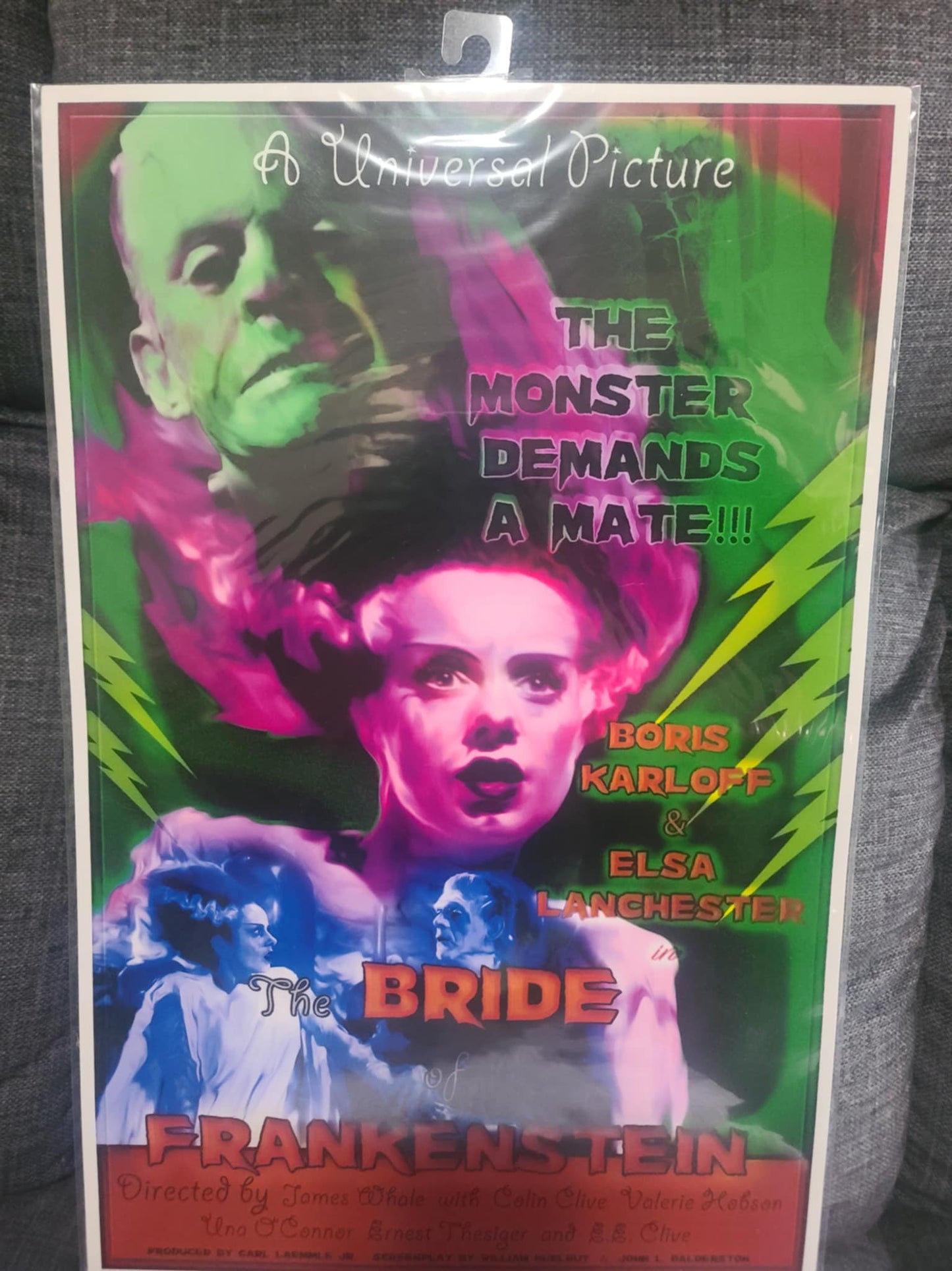 THE BRIDE OF FRANKENSTEIN -11x17 Poster -Horror