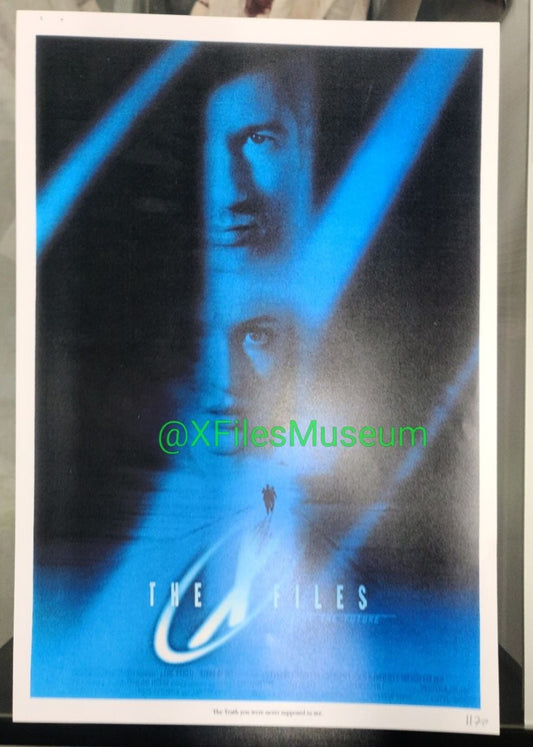 The X-Files FIGHT THE FUTURE Concept Art Print 13" x 19" Poster Print - 80