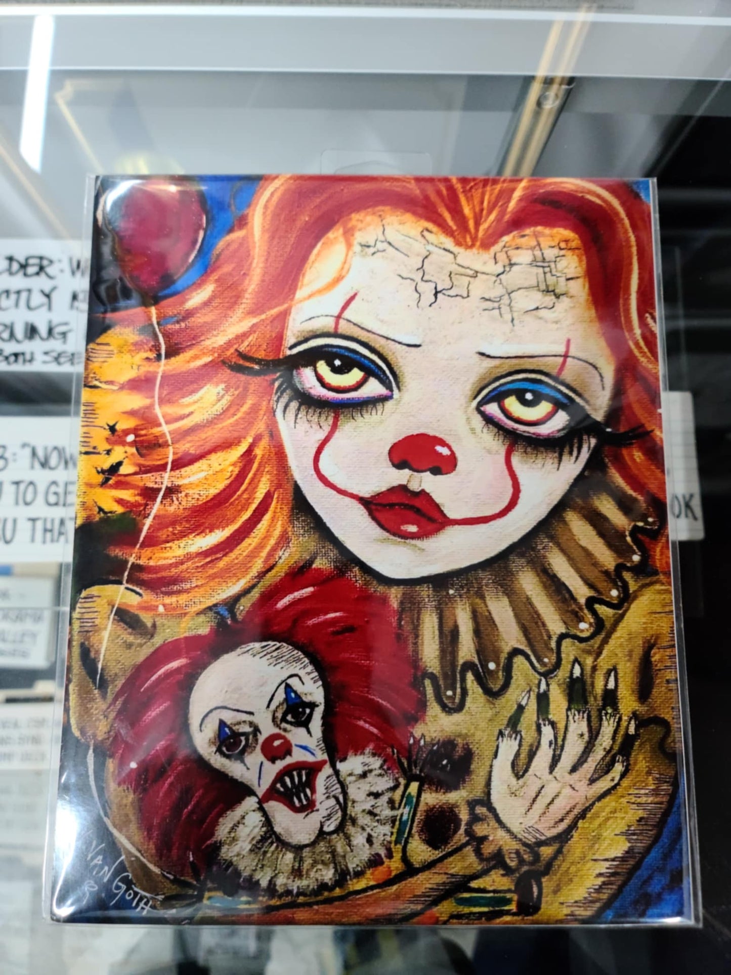 Vyckie VanGoth Art Prints - Clown - Horror