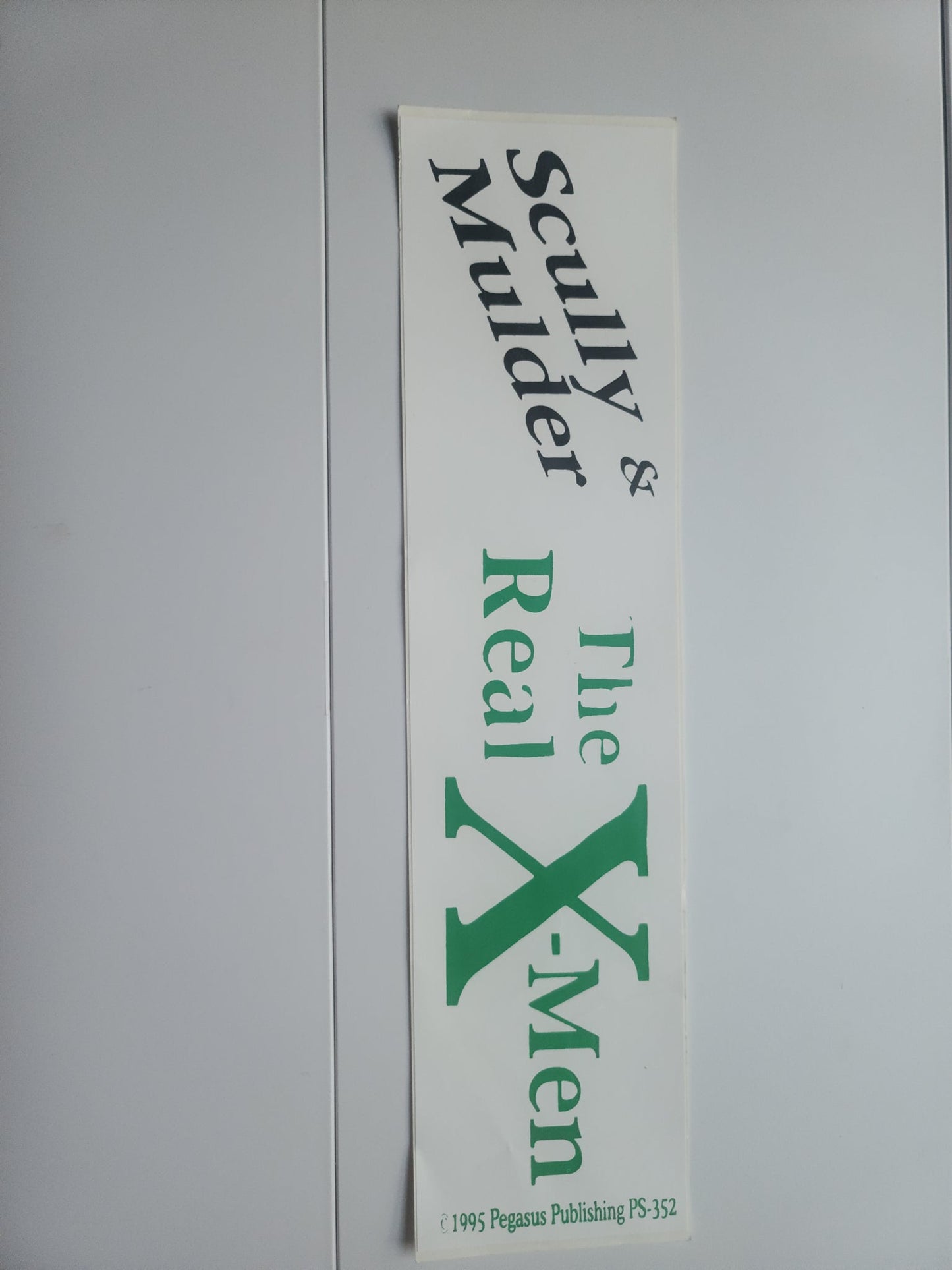 1995 The X-Files Bumper Sticker