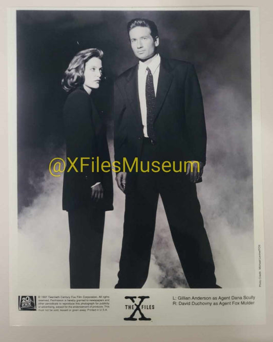 Gillian Anderson, David Duchovny 1997  Press Photo  8" x 10"