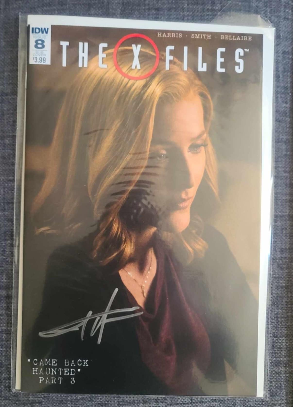 X-Files Comic #8 - IDW - Autographed by Joe Harris