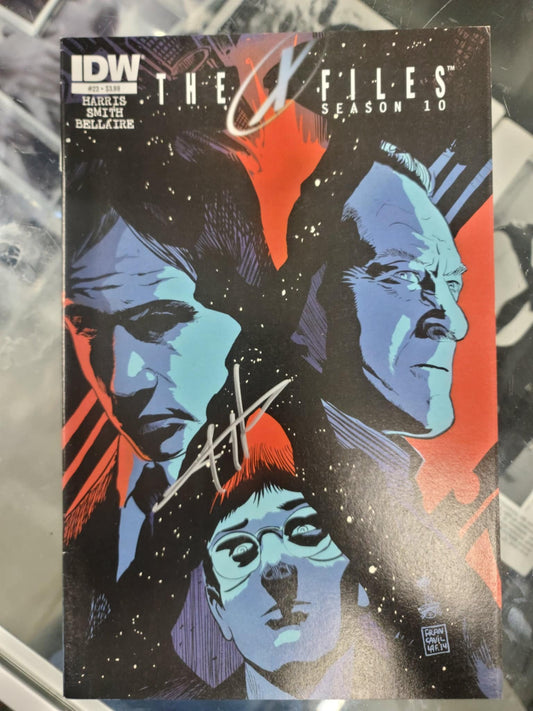 X-Files Season 10  comic #23 - IDW - Autographed by Joe Harris