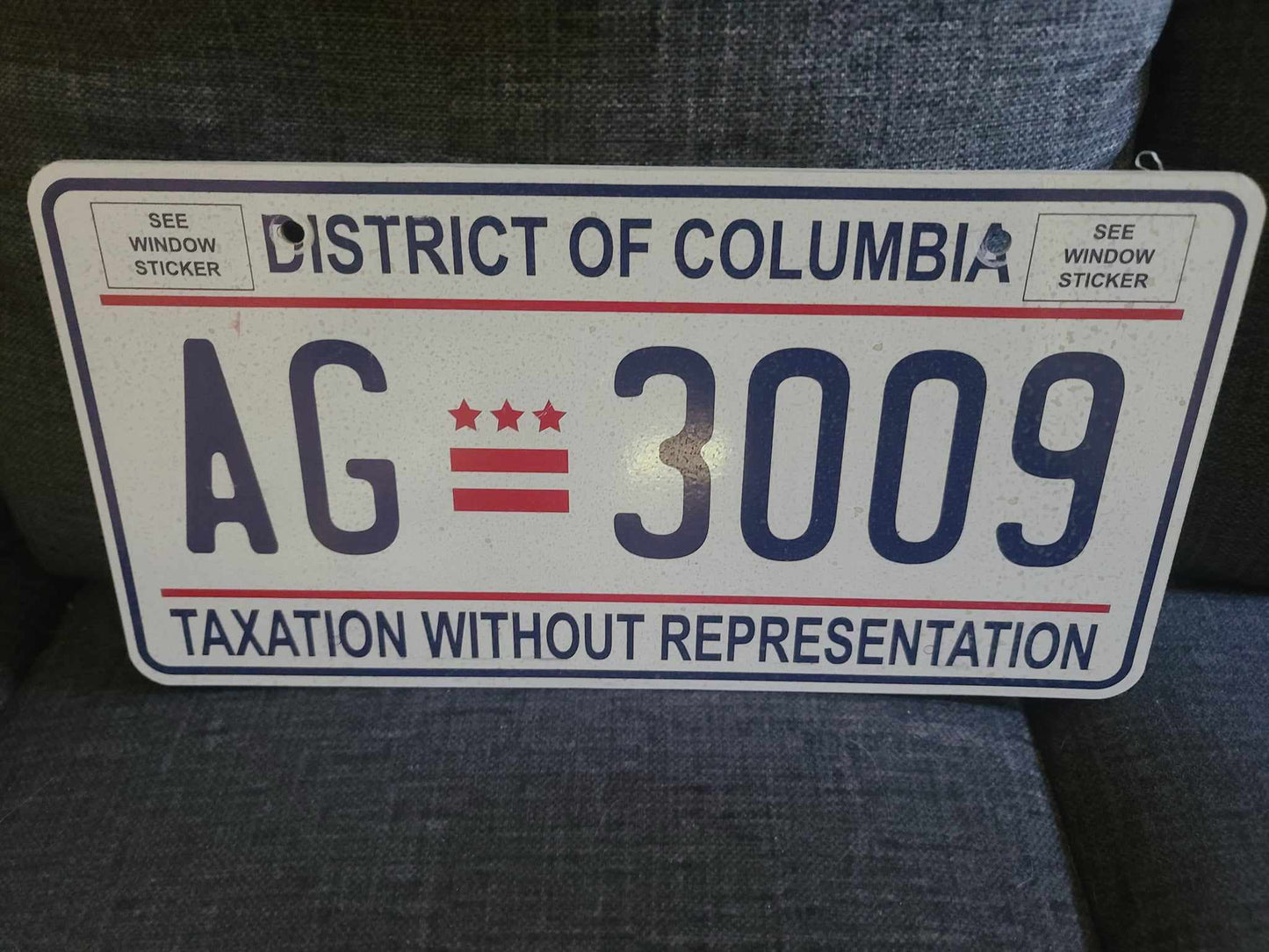 Production Used License Plate - Season 10