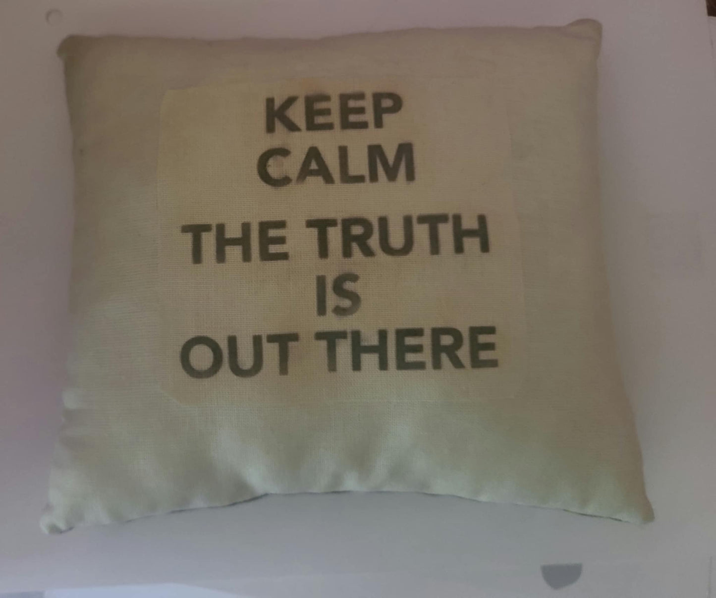 X-Files Small Custom Pillow