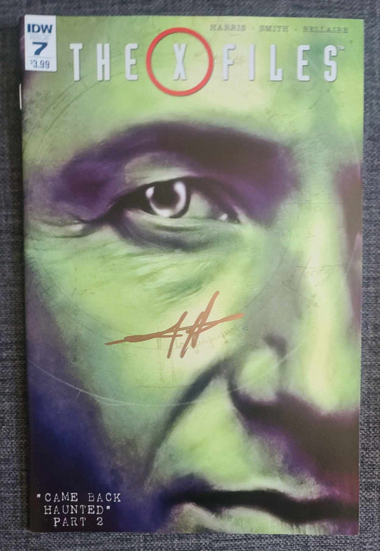 The X-Files Season IDW #7 - Autographed by Joe Harris in red