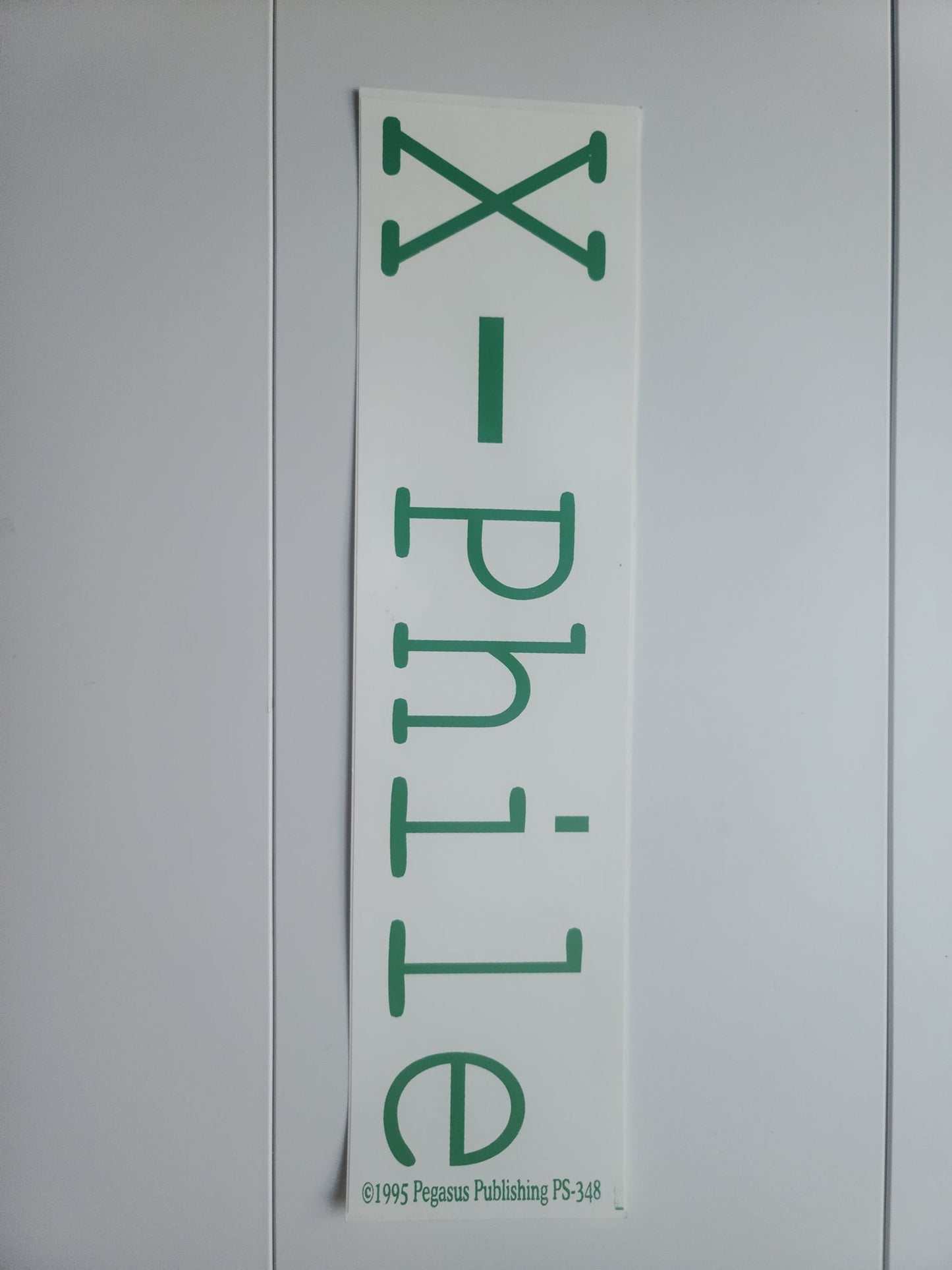 1995 The X-Files Bumper Sticker