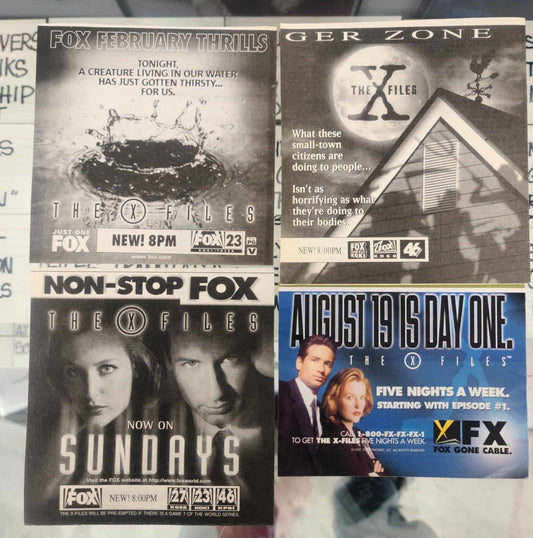 X-Files Ads/Clippings  from TV Guide  #3