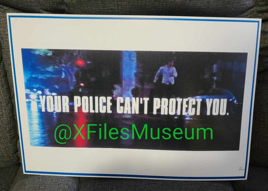 The X-Files FIGHT THE FUTURE Concept Art Print 13" x 19" Poster Print - 112