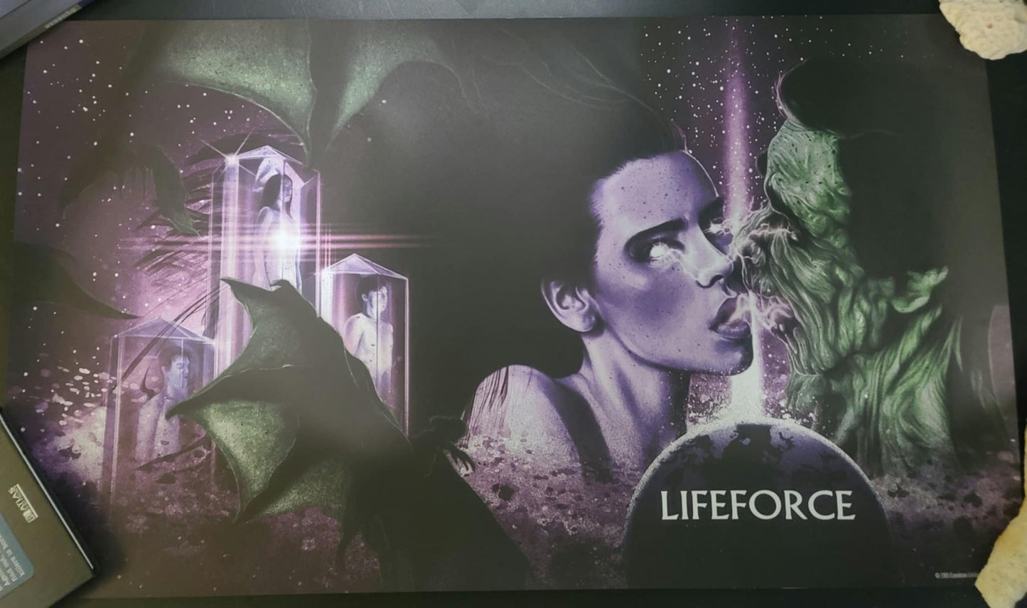 LIFEFORCE-Scream/Shout Factory Limited Blu-ray and 4K Release Poster -Horror