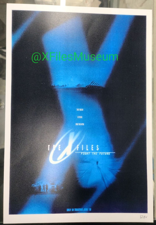 The X-Files FIGHT THE FUTURE Concept Art Print "V"  8" x 10"