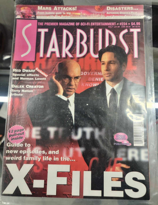 Starburst - X-Files- Mitch Pileggi and David Duchovny Cover