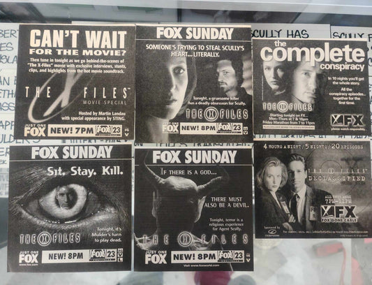 X-Files Ads/Clippings  from TV Guide  #5