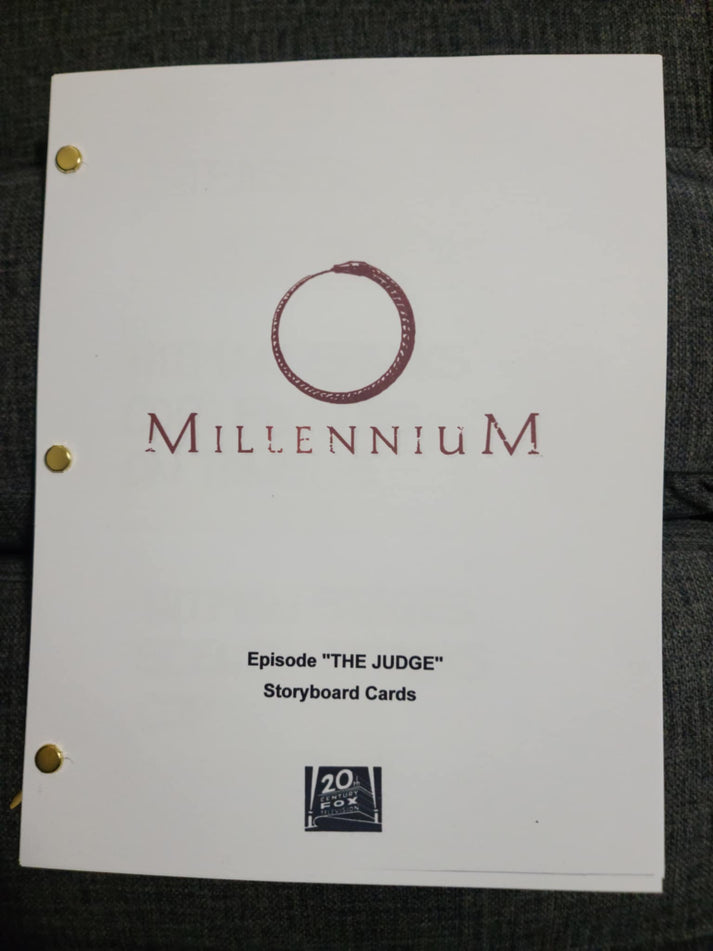 Millennium Storyboard Card Sheets - Episode THE JUDGE – The X-Files ...