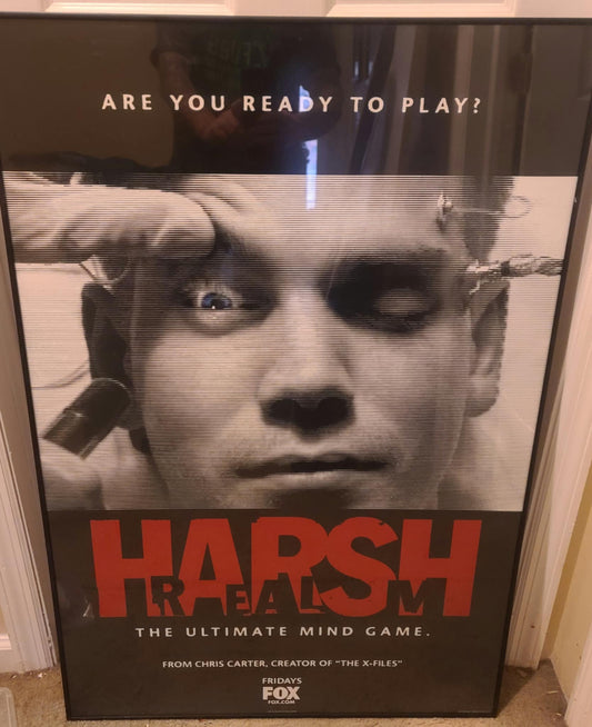 Framed HARSH REALM Promo Poster -previously hung in 1013 Studio