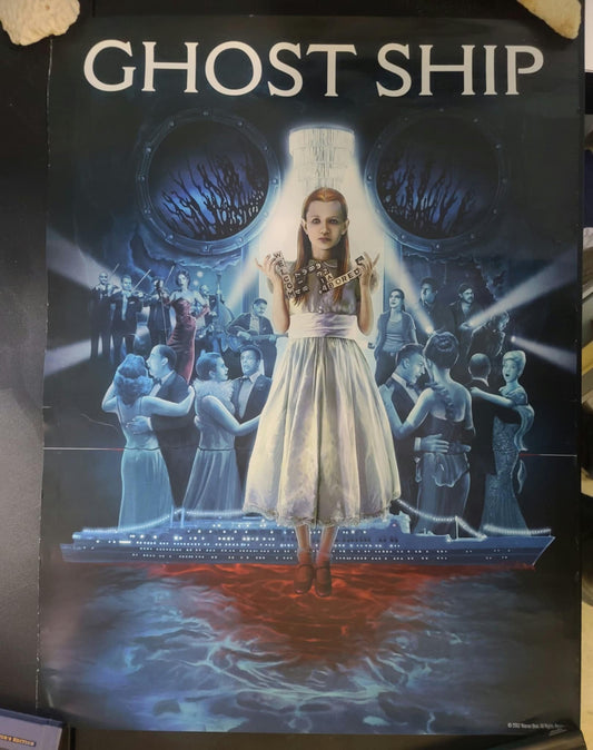 GHOST SHIP -Scream/Shout Factory Limited Blu-ray and 4K Release Poster -Horror