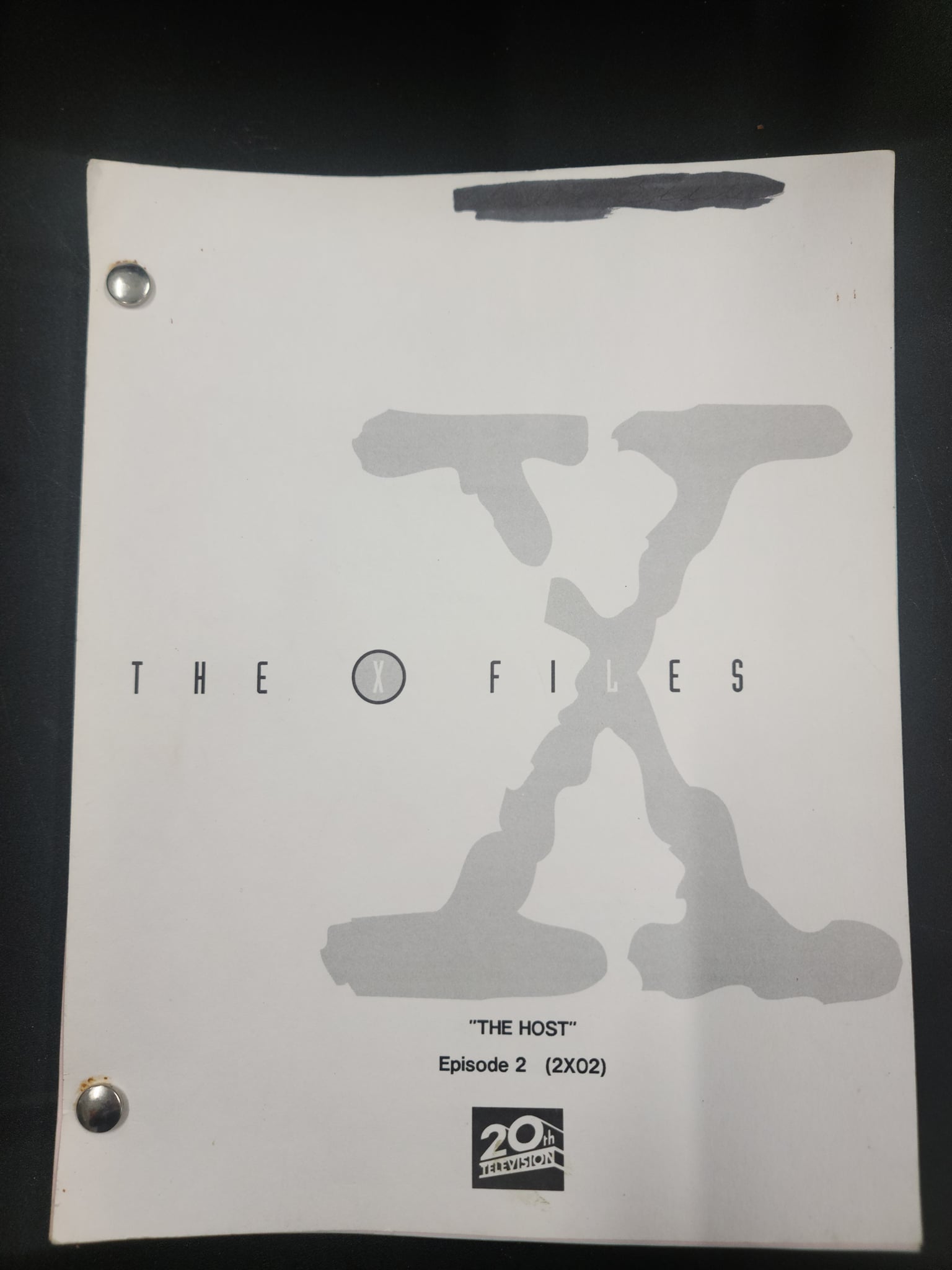 Production Used X-Files Script - Episode