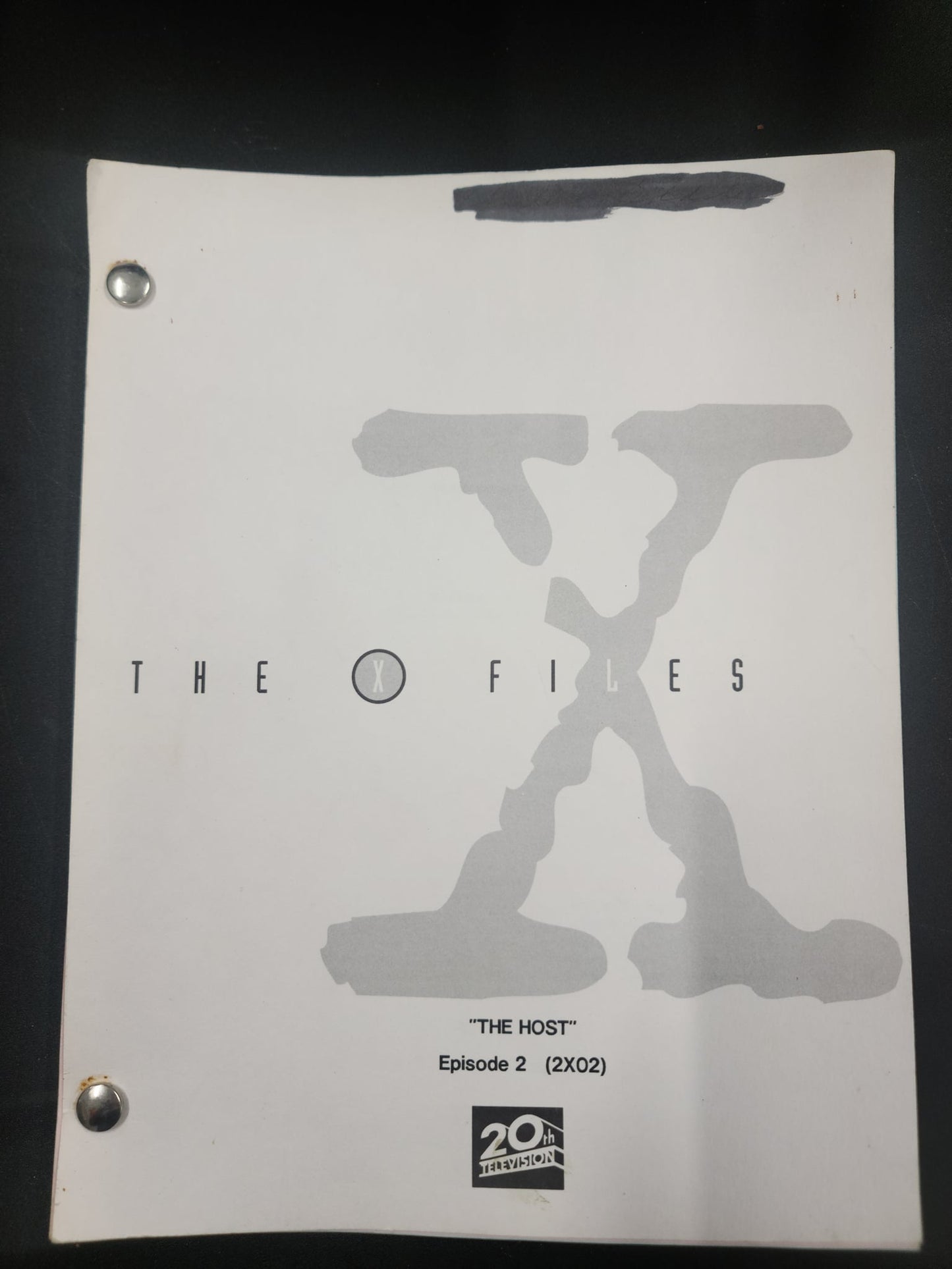 Production Used X-Files Script - Episode "The Host"