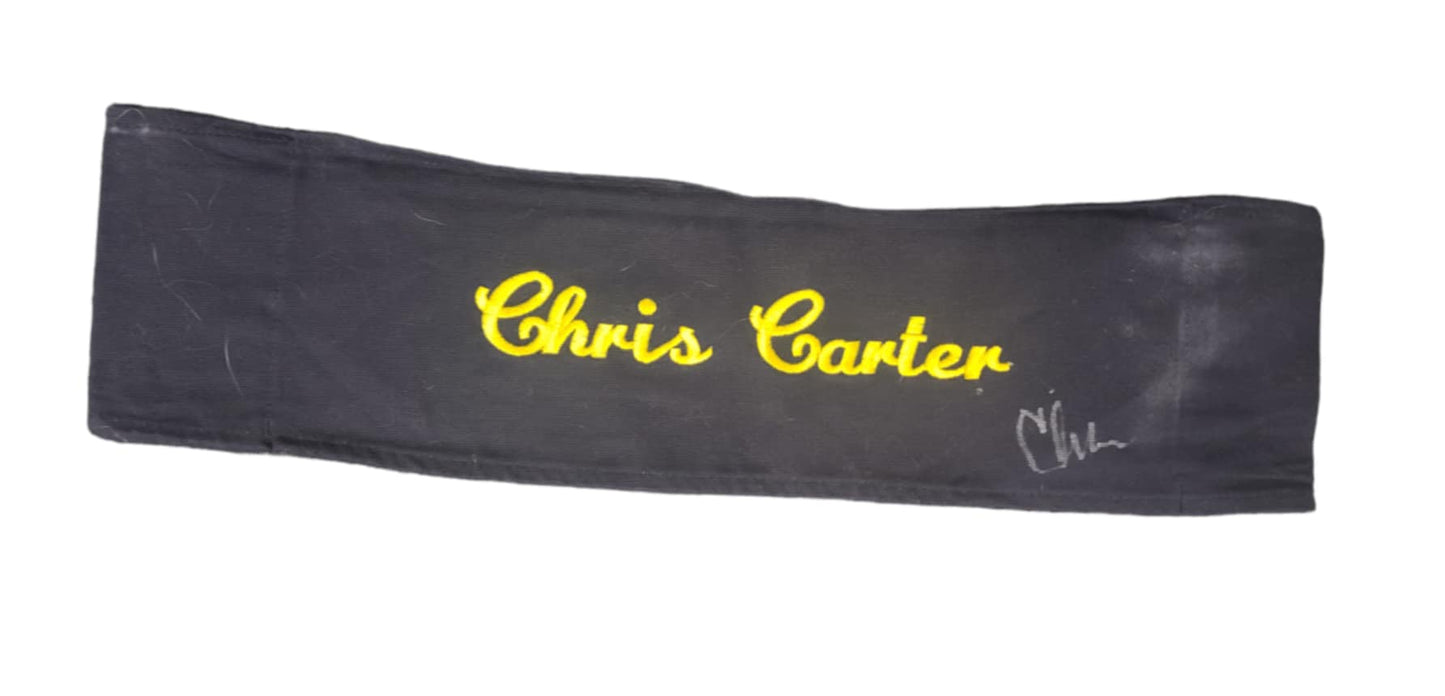 Chris Carter Autographed Chair Back