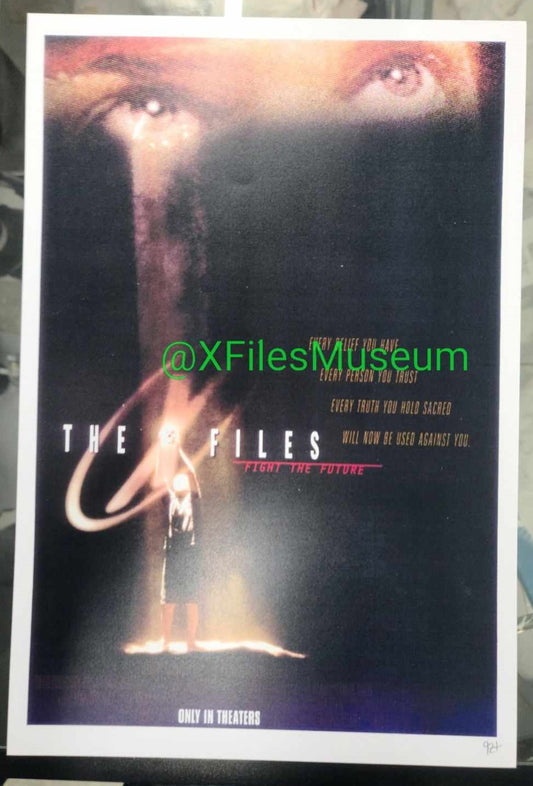 The X-Files FIGHT THE FUTURE Concept Art Print "UU"  8" x 10"