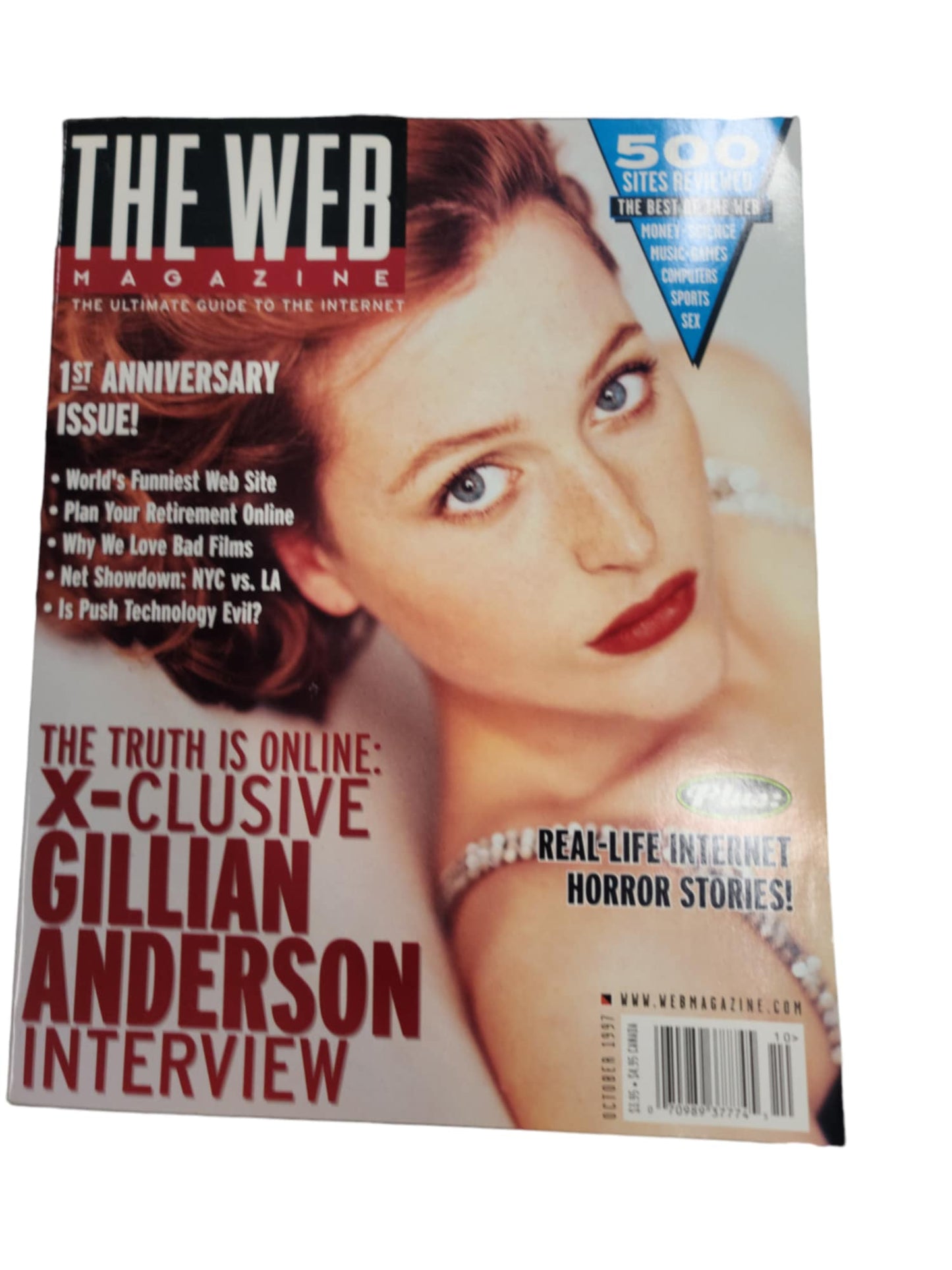 The Web Magazine -  The X-Files- Gillian Anderson Interview