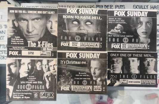 X-Files Ads/Clippings  from TV Guide  #6