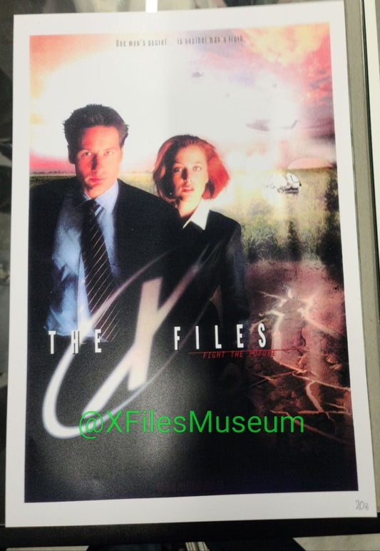 The X-Files FIGHT THE FUTURE Concept Art Print "W"  8" x 10"