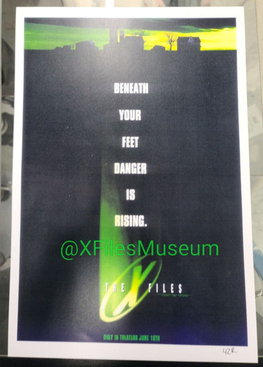 The X-Files FIGHT THE FUTURE Concept Art Print "HH"  8" x 10"