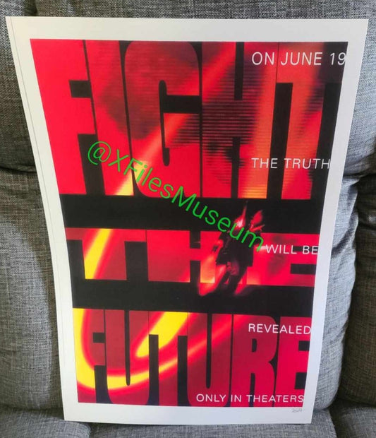 The X-Files FIGHT THE FUTURE Concept Art Print 13" x 19" Poster Print - 85