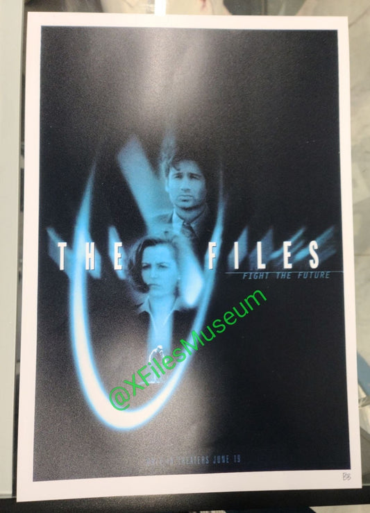 The X-Files FIGHT THE FUTURE Concept Art Print "EE"  8" x 10"