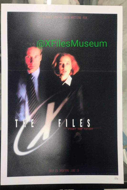 The X-Files FIGHT THE FUTURE Concept Art Print "KK"  8" x 10"