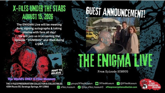 X-Files Under the Stars with Special Guest -The Enigma Live-PLEASE READ DESCRIPTION IN FULL BEFORE BUYING