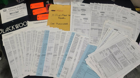 *X-Files - VERY RARE ** Blackwood / Fight The Future Original Production Call Sheets (approx. 80 ), and more