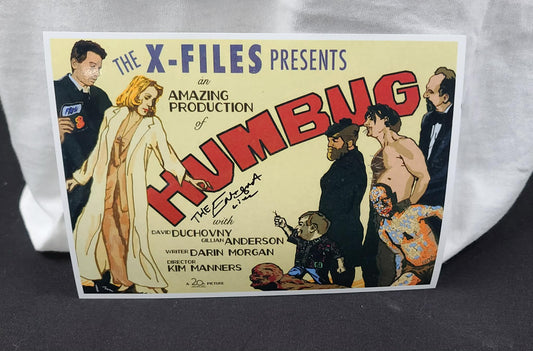 *X-Files- 5x7 - HUMBUG Photo -Autographed by THE ENIGMA