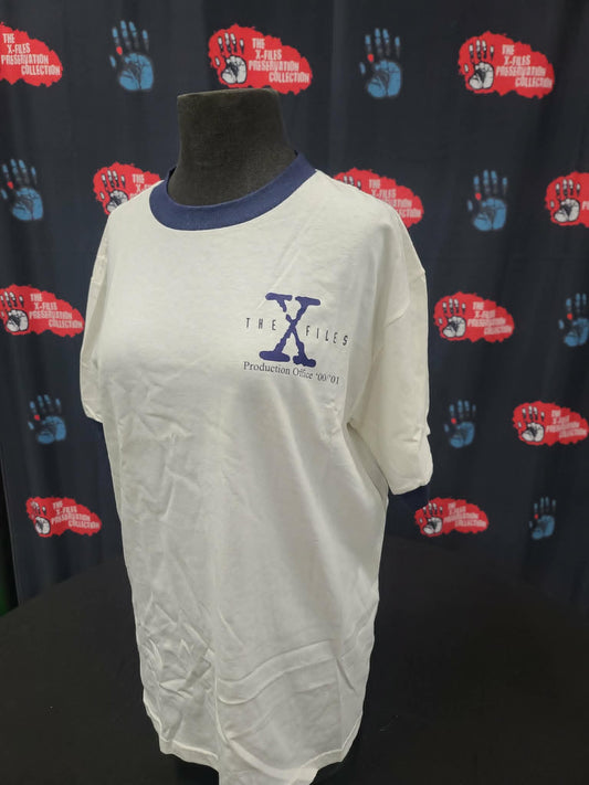 * X-Files-Production Office Mottos Crew Shirt                    Size: Medium