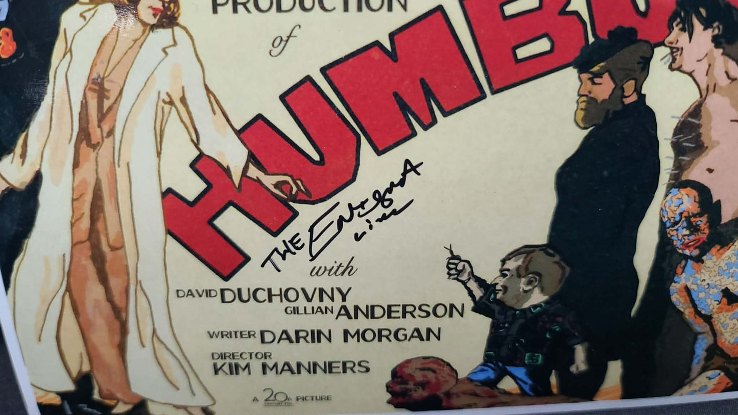 *X-Files- 5x7 - HUMBUG Photo -Autographed by THE ENIGMA