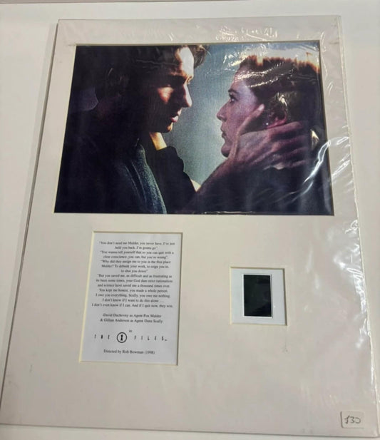 X-Files: Fight The Future - Hallway Scene Photo with Film Slide - Matted