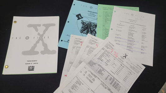 *X-Files - Original Production Used Script - Paper Hearts